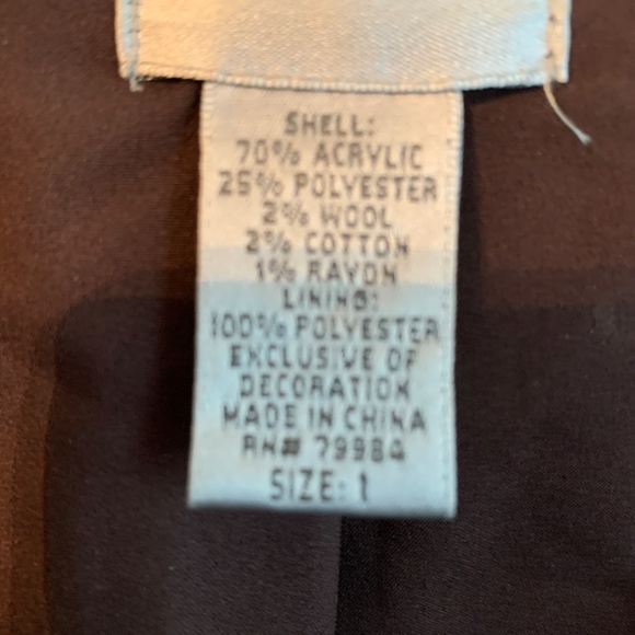 Chicos  fringed chain link Chanel-like blazer. Worn once - Picture 8 of 8